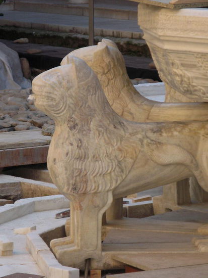 Bereits zum 2. mal war ich in der Alhambra, den Löwenbrunnen durfte ich nur als "Baustelle" bewundern...