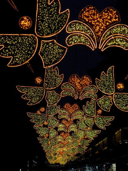 Die festliche Weihnachtsdekoration...