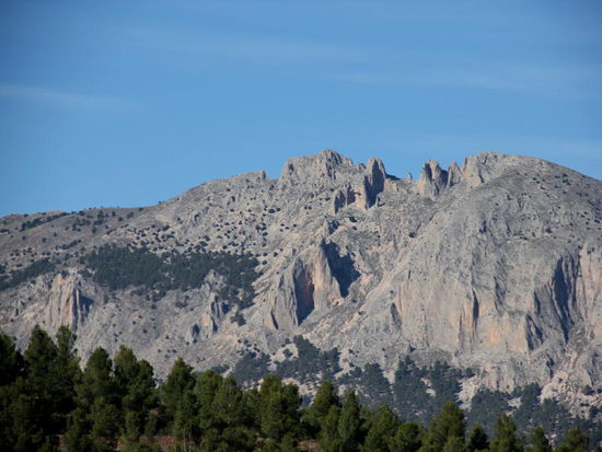 Die Sierra de las Estancias...