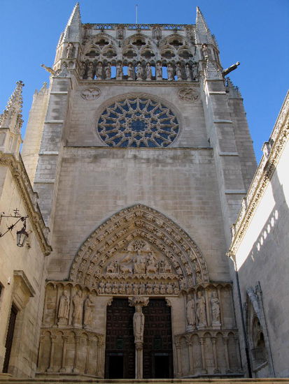 Der Eingang für Besucher...