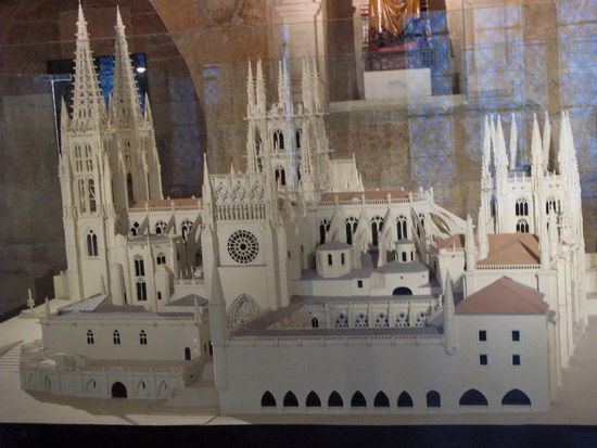 Die Kathedrale im Modell..