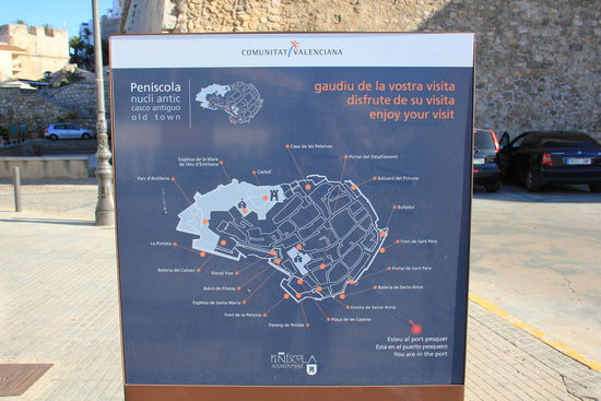 Das Städtchen Peñiscola lohnt eine Besichtigung...