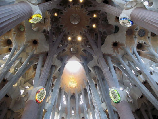 Die Lichtkuppel über dem Hochaltar...