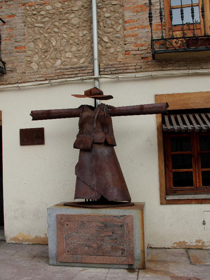 Auch hier gibt's Pilger, Léon ist sogar ein wichtiges Etappenziel vor den Gebirgszügen nach Santiago de Compostela...