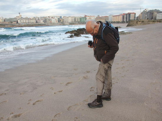 Die Welle war zu meiner Verblüffung schneller...