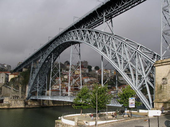 Unter der Brücke durch...