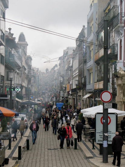 Blick in die Fussgängerzone...