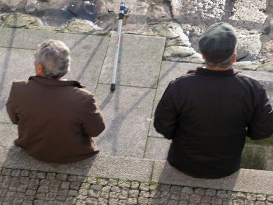 Hoffentlich haben sie was gefangen...