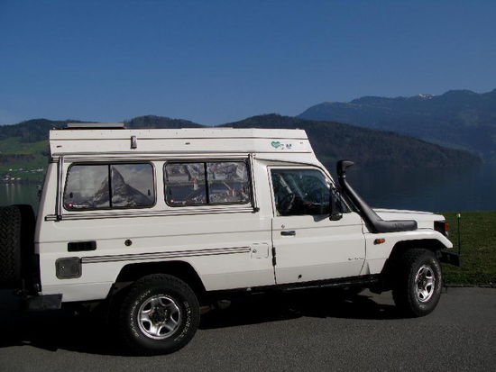 Wir erlauben uns, als "kleine Botschafter" der "schönen Seite" der Schweiz auf unserer Reise aufzutreten!