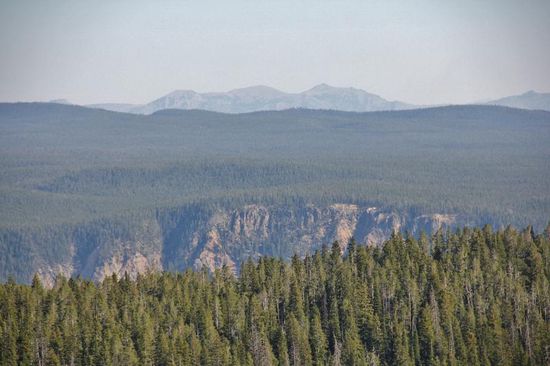 Der Canyon aus Distanz betrachtet...