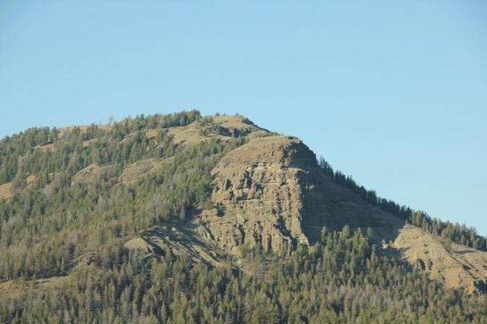 Wir nähern uns dem Parkausgang...; der CP von Pebble Creek ist voll...!