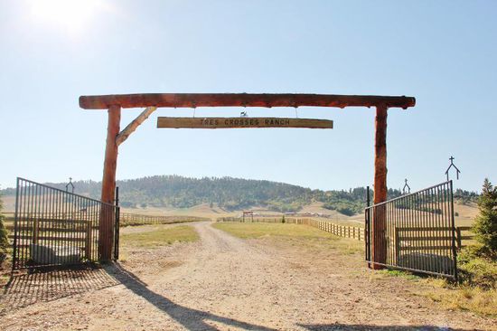 Immer wieder die schönen Einfahrten zu den Farmen...