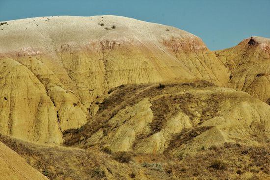 Jahrtausende altes Lavagestein...
