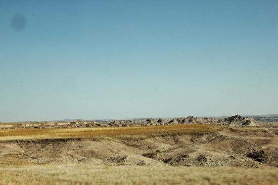 Doch immer wieder zeigen sich die Badlands...