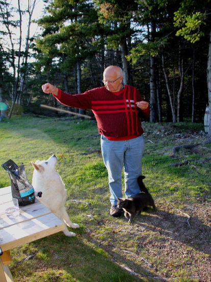Auf dem CP des Auslandschweizers Sandro finden wir schnell neue Freunde... der CP war noch gar nicht eröffnet, doch Sandro hat uns einen Stellplatz zur Verfügung gestellt. Danke Sandro!