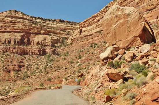 Und hinein in die Berge...