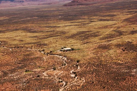 Trockener Flusslauf...