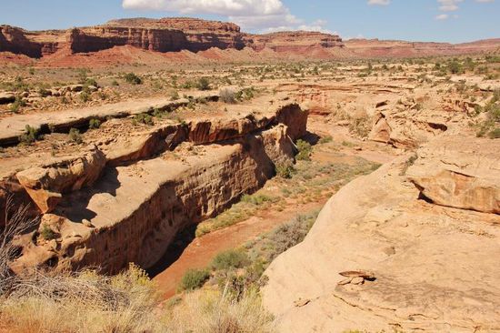 Vorbei an Canyons...