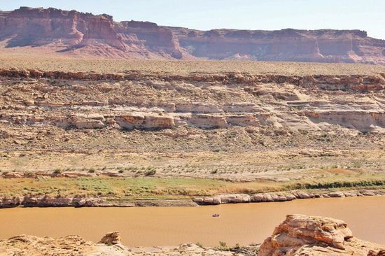 Hier treffen wir auf einen alten Bekannten - den Colorado River...