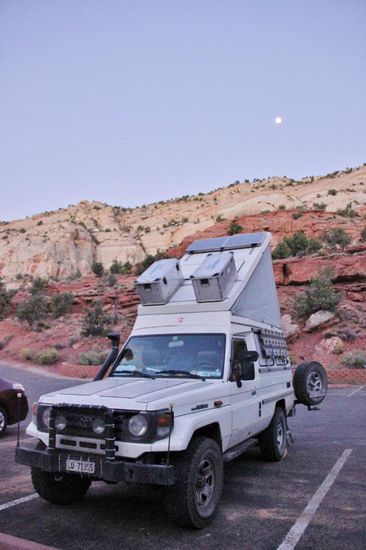 Unser Standplatz im Calf Creek...