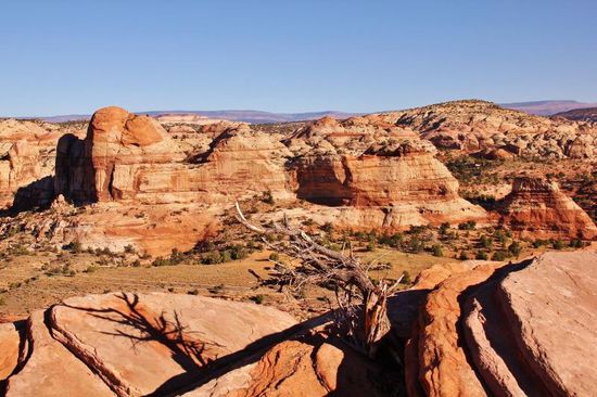 Ein Blick in die Felsen - ganz in der Nähe haben wir übernachtet...