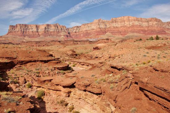 Am nächsten Tag passieren wir wiederum schöne Landschaften auf der Fahrt nach Page...
