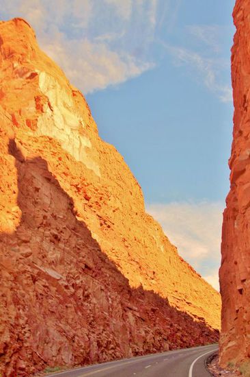 Elegante Strassenführung...