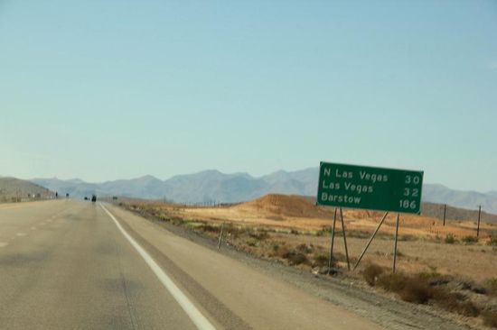 Noch 32 Meilen bis Las Vegas...