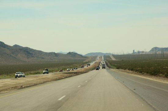 ...und der Verkehr wird zunehmends dichter...