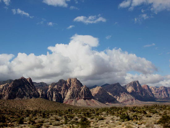Auf der Fahrt nach Pahrump...