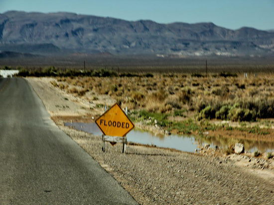 Das Gewitter zwei Tage zuvor hat seine Spuren hinterlassen...