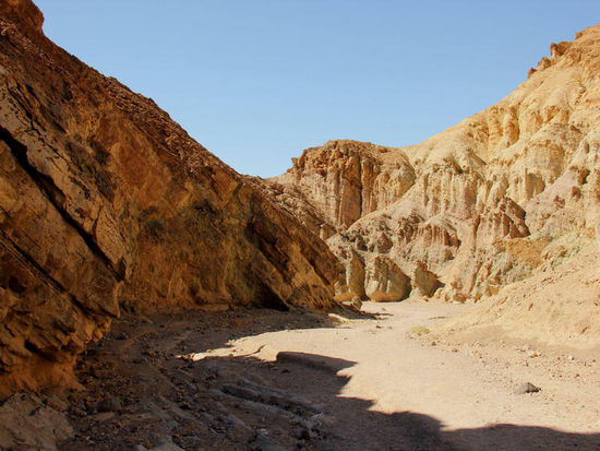 Im "Golden Canyon"...