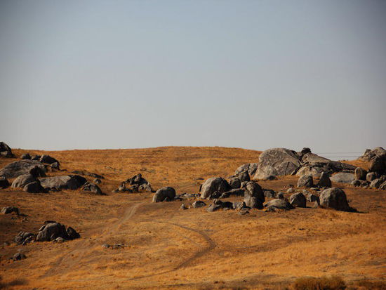 Die Landschaft verändert sich schlagartig...