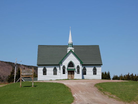 Das kleine Kirchlein im Ort...