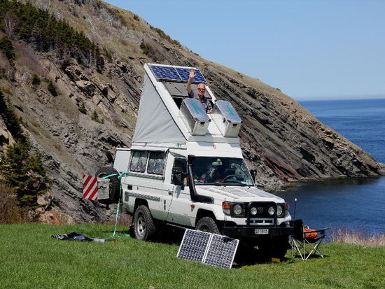 Unser fantastischer Stellplatz für die Nacht...