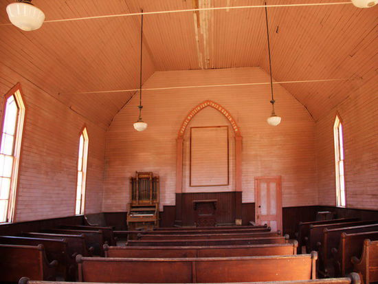 Die Kirche von Bodie...