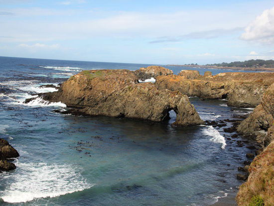 Wir fahren nochmals zurück in den Ort Mendocino...