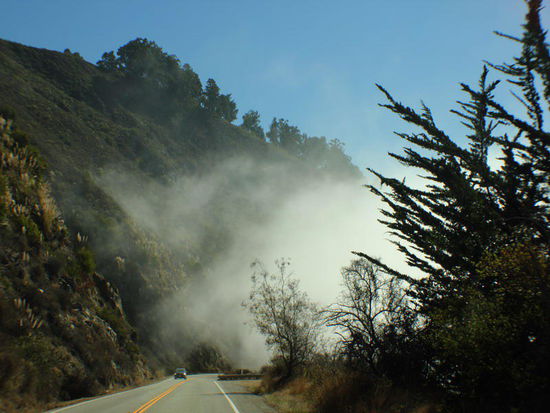 Herrlich, das Spiel - Sonne gegen Nebel...