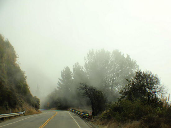 Sind wir unter 100 m - fahren wir im Nebel...