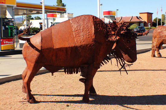 Moderne Kunst am Wegesrand...