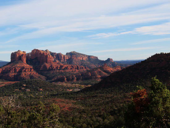 Die Gegend erinnert sehr stark an das Monument Valley...
