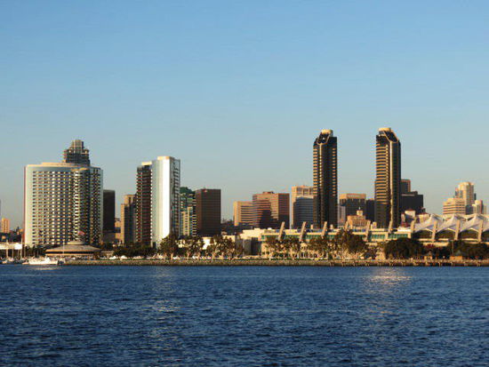 Die Down Town der Stadt San Diego...