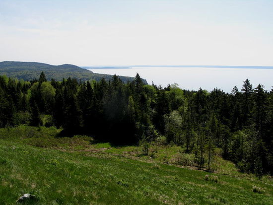 Wir sind bereits wieder unterwegs und verabschieden uns vom Atlantik, hier die "Baie of Fundy"