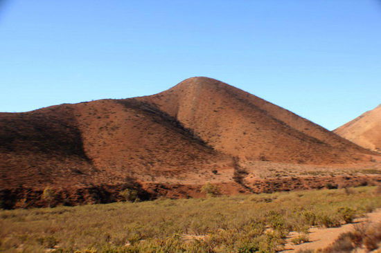 Nach Punta Colonet biegen wir ab und fahren östlich zum Parque Nacional San Pedro Matir...