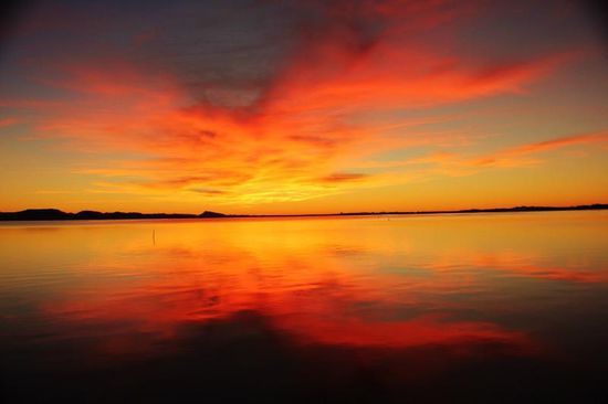 Der Sonnenaufgang... - wow...!