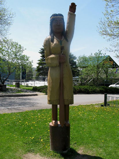 In Grand Falls beim Informationscenter...