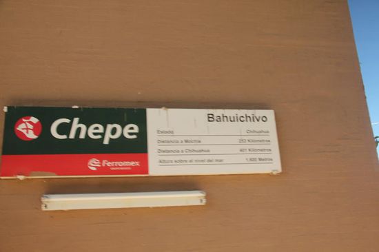 Ein grösserer Ort - Bahuichivo...