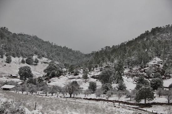 Schneelandschaft in Mexiko...