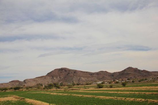In Ciudad Camargo übernachten wir nach einigen hundert Kilometern auf einem etwas "verwahrlosten" CP bei einem Motel...; ein bitterkalter Wind fegt über die Hochebene...
