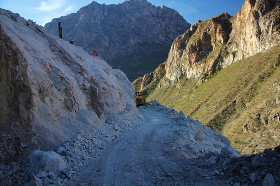 Wir können passieren...